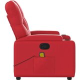 vidaXL Masažni naslanjač rdeče umetno usnje, (20921330) | Shoptok.si