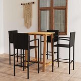  5-dijelni vrtni barski set crni | Eponuda.com