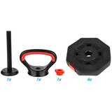 EB FIT nastavljiv kompozitni kettlebell 10 kg – 4 × 2,5 kg, nastavljiva teža | Shoptok.si