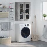 Maison Chic Stenska omarica - Zidna omarica betonsko siva 69,5x34x90 cm iu1201, (22062924) | Shoptok.si