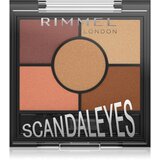 Rimmel London ScandalEyes paleta senčil za oči odtenek 005 Sunset Bronze 3.8 g | Shoptok.si