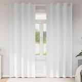  Zavjese za blackout s prstenovima 2 pcs Čista bijela | shoptok.hr