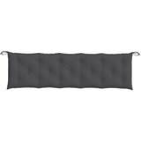  Jastuk za vrtnu klupu prošarano antracit 180x50x7 cm tkanina | shoptok.hr