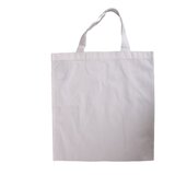  Pamučna torba s kratkom ručkom, bijela 38 x 42 cm (torba za kupovinu) u