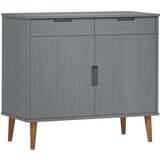 Maison Chic Komoda - Predalnik MOLDE siva 90x40x80 cm trdna borovina, (21718294) Cene