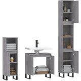  3-dijelni set kupaonskih ormarića boja hrasta sonome drveni | shoptok.hr