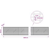  Gabion s žicom debljine 3,5 mm i mrežom 5x2,5 cm 1200x10x50 cm | shoptok.hr