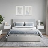  Noćni ormarić za montažu na zid 2 kom. Bijela visokog sjaja | shoptok.hr