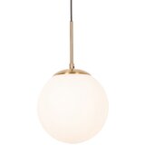 QAZQA Smart hanglamp goud met opaal glas incl. Wifi P45 - Flore | Shoptok.si