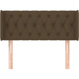  Uzglavlje s ušima tamnosmeđe 93x16x78/88 cm od tkanine | Eponuda.com