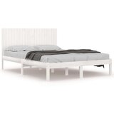 Za krevet od masivne borovine bijeli 200 x 200 cm | shoptok.hr