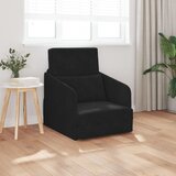 vidaXL sofa krevet 2-u-1 Crna 65x80x83 cm Velur u