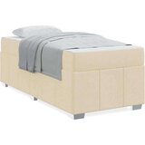  Krevetna konstrukcija Krema 120 x 190 cm tkanina | shoptok.hr