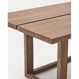 Kave Home Jedilna miza iz masivnega tika v naravni barvi 100x220 cm Sashi – | Shoptok.si