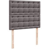  s oprugama i madracem sivi 120x200 cm od umjetne kože | shoptok.hr