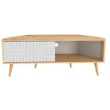 Hanah home tv polica mora sapphire oak white | ePonuda.com