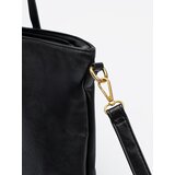 Shelvt Black handbag with gold elements | shoptok.hr
