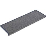  Prostirke za stepenice 30 kom 65x21x4 cm svijetlo sive i plave pravokutne rubove | shoptok.hr