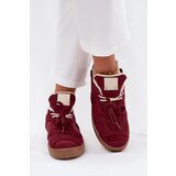 Boto Women's Sneakers Platform with Fur Lined Bordeaux Solvia | Shoptok.si