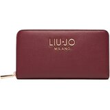 Liu Jo Velika ženska denarnica Ecs Xl Zip Around AF5170 E0058 Bordo rdeča Cene