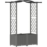  Povišeni krevet s mrežom i krovom Svjetlosiva 125 x 40 x 138 cm | Shoptok.si