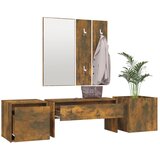  Set namještaja za hodnik boja hrasta konstruirano drvo | shoptok.hr