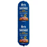 Brit Premium Brit Sausage 12 x 800 g - Govedina in ribe