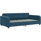  Dnevni krevet plavi 100 x 200 cm baršunasti | shoptok.hr