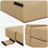 Preklopni madrac za sofu Zelena Siva 100 x 80 x 60 cm Tkanina | shoptok.hr