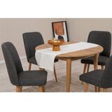Hanah home trpezarijski sto i stolice vina 1053 atlantic pine anthracite