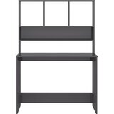  Radni stol s policama visoki sjaj sivi 110x45x157 cm iverica | Eponuda.ba