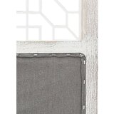  338555 4-Panel Room Divider Grey 140x165 cm Fabric | shoptok.hr