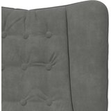  Fotelja Tamno siva 63 x 67 x 94 cm Baršun | Eponuda.com
