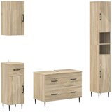 Set kupaonskih ormara od 4 dijela HAARLEM Hrast sonoma | shoptok.hr