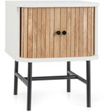 Costway Nočna mizica Nočna mizica bela 40 x 39 x 49 cm, (5000006602) | Shoptok.si