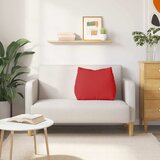  Jastuk za leđa Crvena 60 x 20 x 50 cm tkanina | shoptok.hr
