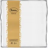 DVOSLOJNE 38X38CM PK40 PREMIUM VIOLETA BIJELE