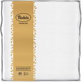 Salvete DVOSLOJNE 38X38CM PK40 PREMIUM VIOLETA BIJELE | shoptok.hr