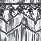  Zavesa makrame antracitna 140x240 cm bombaž, (20768263) | Shoptok.si