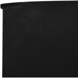  Vjetrobran s 9 panela od tkanine 1200 x 120 cm crni | shoptok.hr