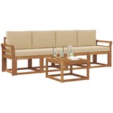  Set vanjskih sofa 5 kom. Prirodna i bež | shoptok.hr