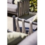Diphano Temno siva aluminijasta vrtna garnitura za 4 osebe Switch Rope – | Shoptok.si