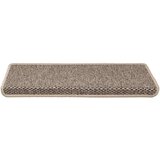 Samoljepljivi otirači za stepenice 15 kom 65x21x4 cm tamnobež | shoptok.hr