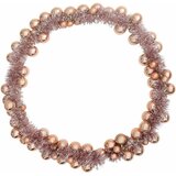  Garland od božićnih kuglica Ružičasto zlatni 186 cm Polistiren | shoptok.hr