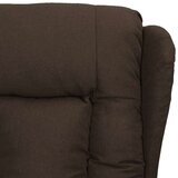  Naslanjač temno rjavo blago, (20928420) | Shoptok.si
