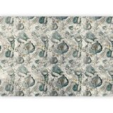  Foto tapeta - Autumn souvenirs - cool grey floral pattern with leaves 300x210 | shoptok.hr