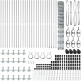  Zavareno žičano ogradno mreža s betonskom podlogom 50 x 1,4 m | shoptok.hr
