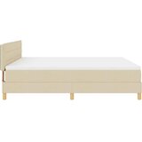  Krevet s opruga kutije s jastukom Krema 180 x 200 cm tkanina | shoptok.hr