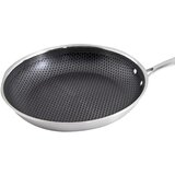 Cheffinger Ponev 24 cm s satjastim premazom in dolgim ročajem, Srebrna, (5000276467) Cene