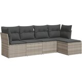 Maison Chic Seti vrtnega pohištva - Vrtna garnitura - Vrtni pohištvo set 5-delna z blazinami siv poli ratan, (21819093) | Shoptok.si